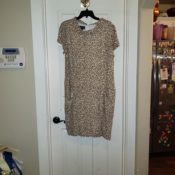 Pendleton Wool Dresses & Skirts - Leopard Cheetah Mini Linen Dress